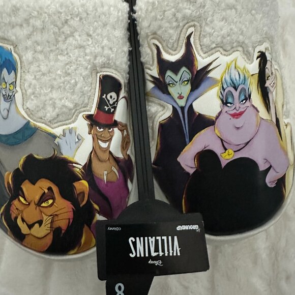 Disney Ground Up Villain Slippers Size 7/8 - Picture 7 of 7